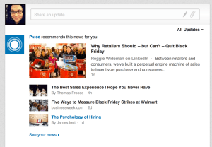 Linkedin Long-form post box